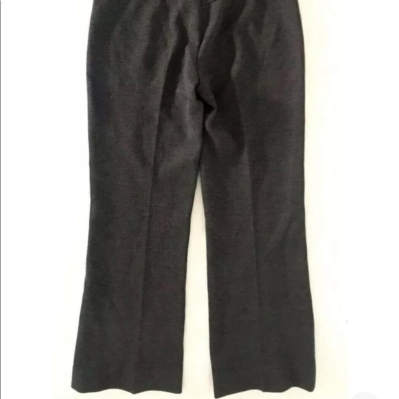 M Missoni | Womens Size 8 Gray Pants Straight Leg Flat Front Trouser Stretch - Picture 5 of 8